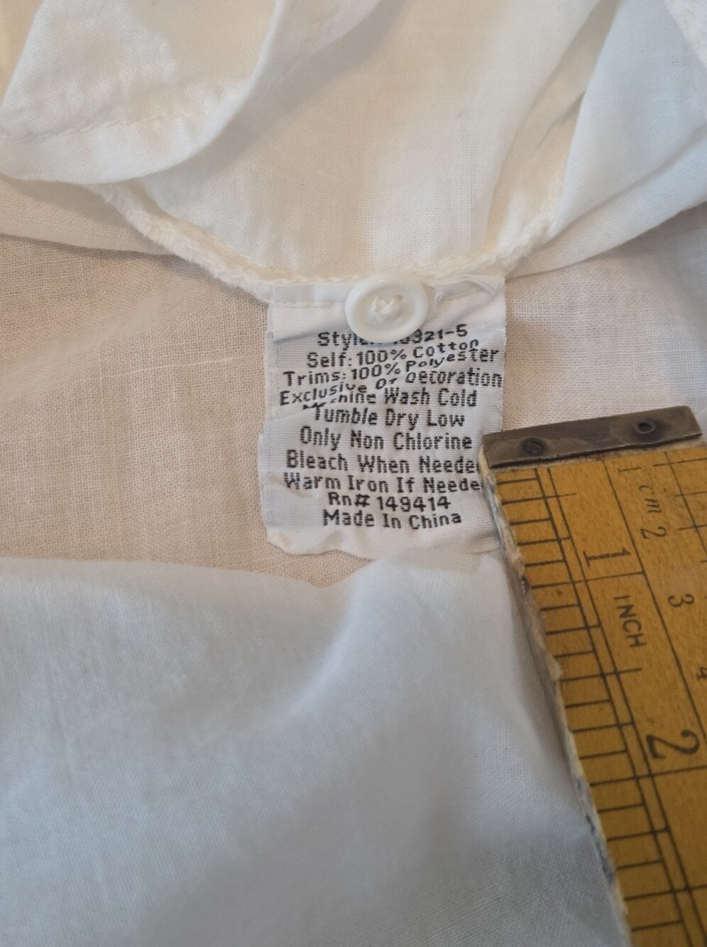 Pete & Greta Johnny Was Travel Gauze Cotton Embroidered Boho Tunic Blouse - Picture 13 of 13